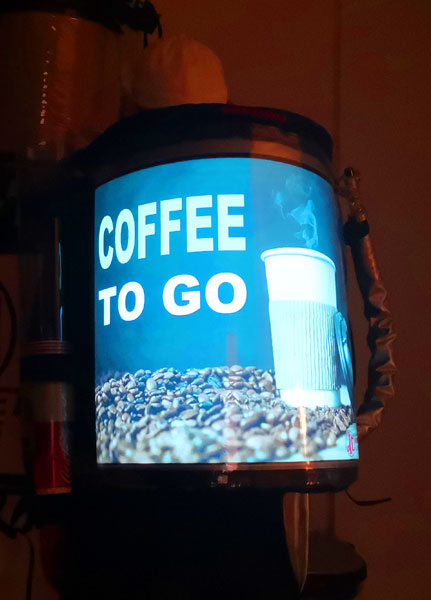 leucht kaffee display